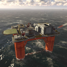 3D Animation │ Offshore Rig